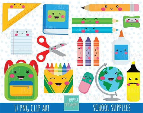 School Clipart Teachers Graphics Commercial Use Back To School