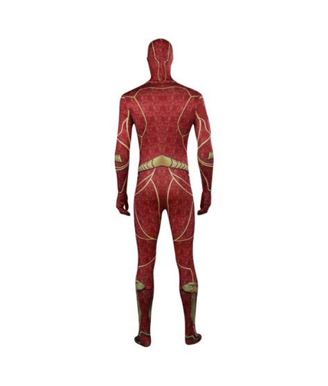 Barry Allen The Flash Jumpsuit Halloween Cosplay Costume