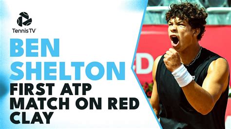 Ben Shelton First Ever Atp Match On Red Clay Estoril Highlights Youtube