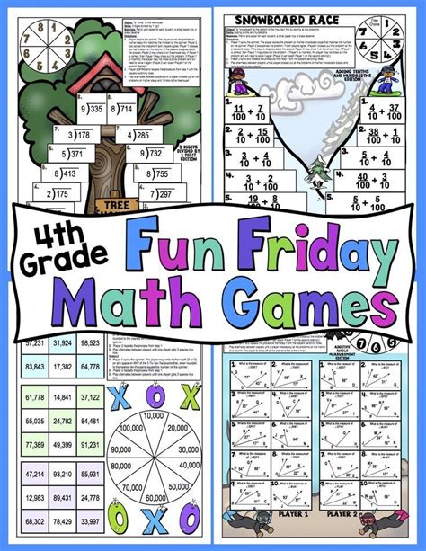 Fun Learning Games For 4th Graders