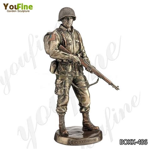 High Quality Casting Bronze Soldier Sculpture Outdoor Military Statues
