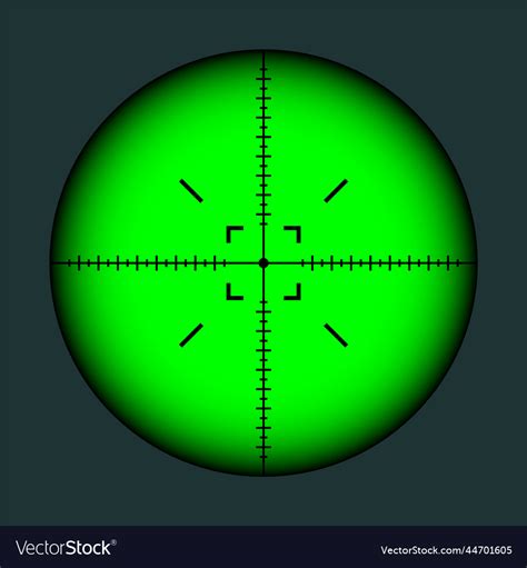 Sniper Scope View Green Screen