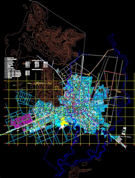 Plano Catastral Ciudad De Juliaca En AutoCAD Librería CAD