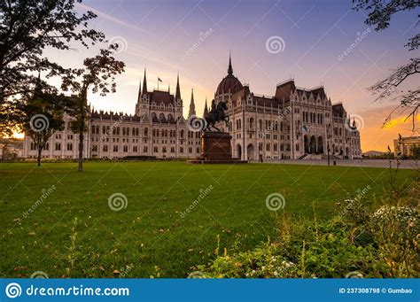 The Hungarian Parliament Building In Budapest Editorial Stock Photo