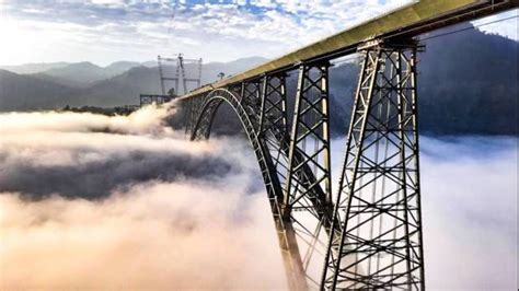 Indian Railways Shares Stunning Images Of Chenab Rail Bridge In Jammu