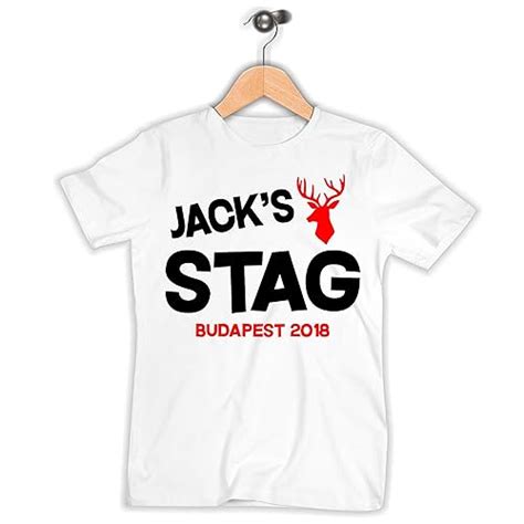 Personalised Stag Do T Shirts Stag Tops For Men Uk Handmade