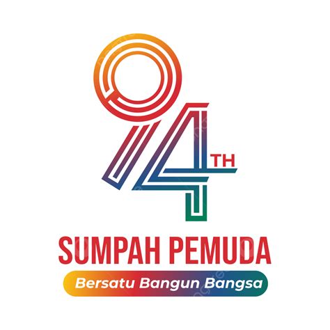 Logo Resmi Sumpah Pemuda 2022 Bersatu Bangun Bangsa Logo Resmi Sumpah