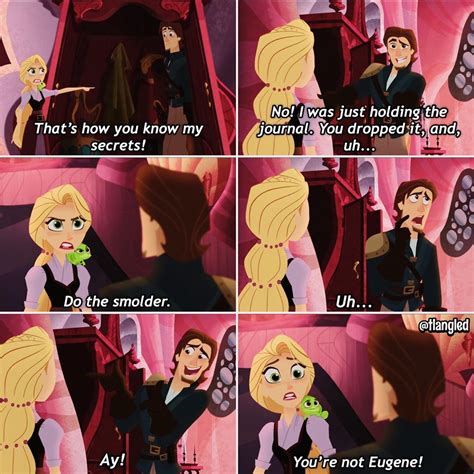 Pin By Lauren Mccarthy On Tangled The Series Disney Memes Funny