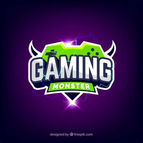Green and purple gaming logo | Free Vector Make cheap custom gaming logo by james bazinga.