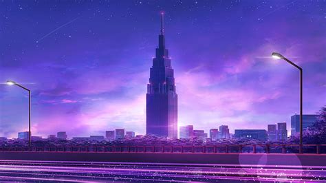 Anime Skyscraper Cityscape Buildings 5120x2880 City Hd Wallpaper