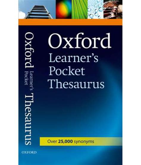 Oxford Learner's Pocket Thesaurus: Buy Oxford Learner's Pocket ...