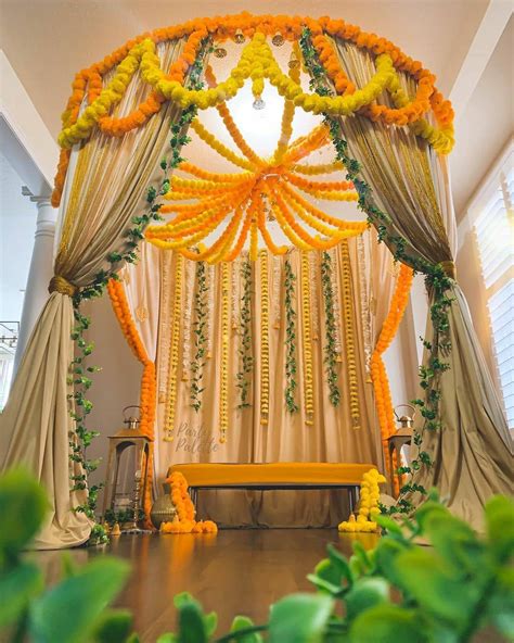 Haldi And Mehendi Decor Ideas For At Home Function