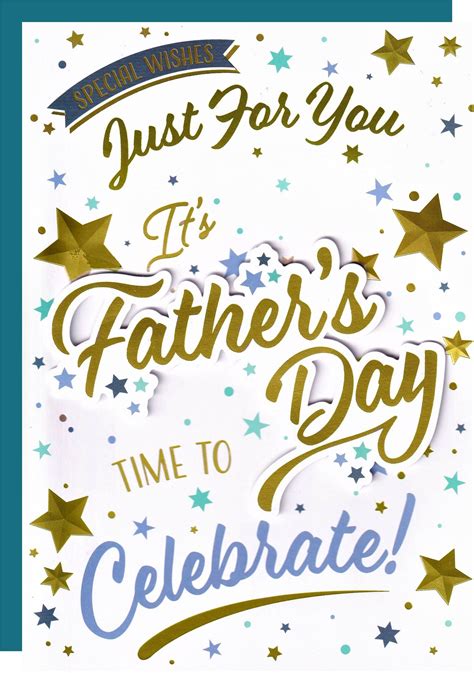 Special Wishes On Fathers Day Large Card