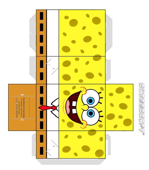 Spongebob Squarepants Activity Sheet Paper Craft Artofit