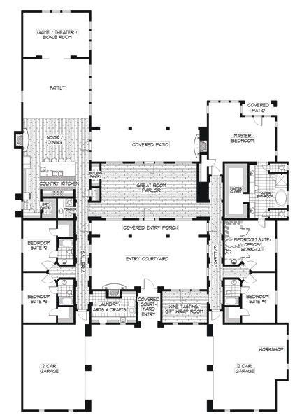 In this part of the house, the design is mostly up to you. 22+ Cool Collection Hacienda Style Home Plans ~ pelaburemasperak.com
