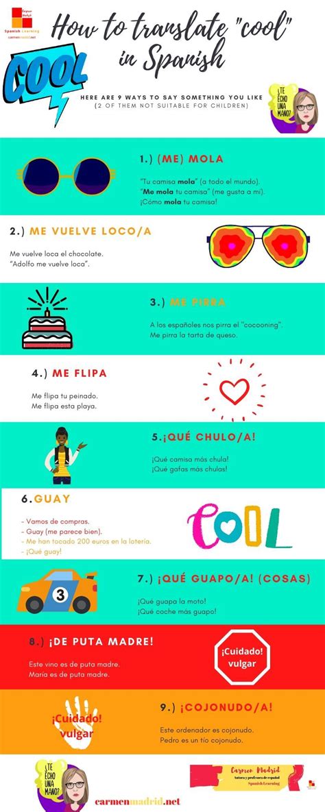 ¿Quieres saber cómo decir "COOL" en español? Aquí tienes 9 expresiones