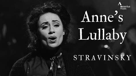 Annes Lullaby Stravinsky Aphrodite Patoulidou Gothenburg Symphony Youtube