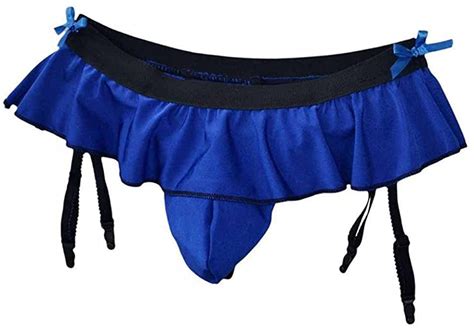 buy sexy men s lingerie pouch panties men s skirted mooning bikini briefs girly underwear with