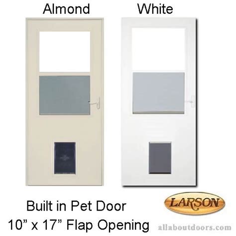 Maybe you would like to learn more about one of these? Larson Premier Pet View Storm Door, 10 x 17 Flap Opening