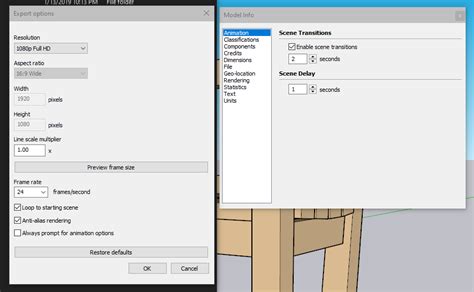 Exporting Animation To Video No Prompt For Options Pro Sketchup Hot Sex Picture