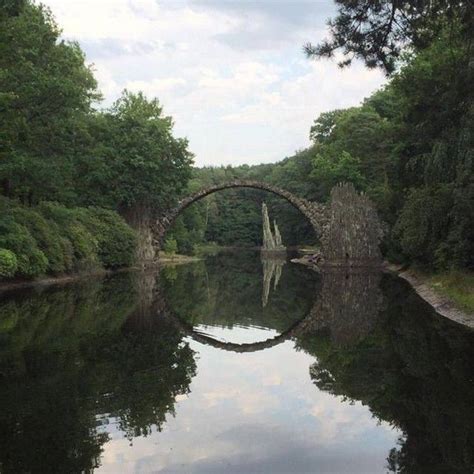 The Fairy Tale Bridge Of Rakotzbrucke Germany