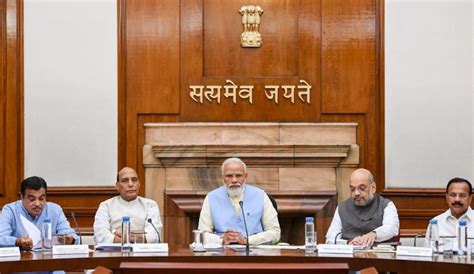 Prime minister narendra modi, left, with newly sworn cabinet ministers greet the invitees at the end of the swearing in ceremony at the forecourt of presidential he served as minority affairs minister in narendra modi's government. Modi Cabinet: Have southern states been given raw deal ...