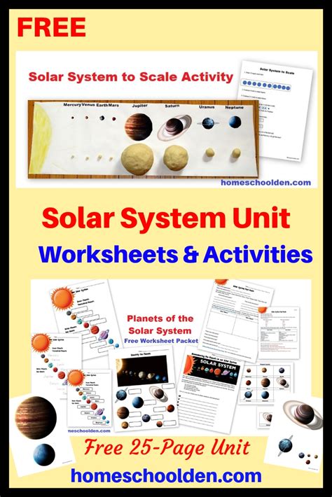 Printable Solar System Activities
