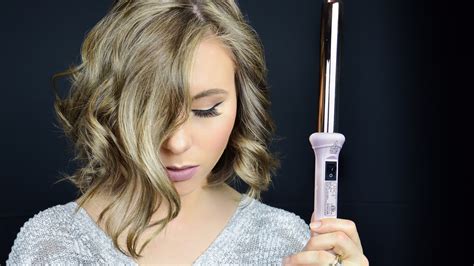 Classic Curls For Short Hairslange Curling Wand Review Youtube