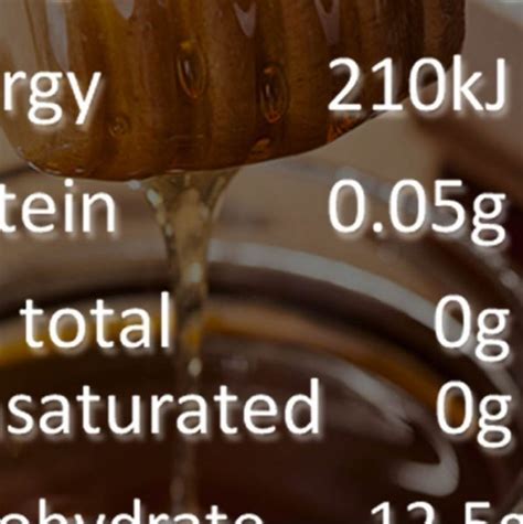 Honey Nutrition Labels Illawarra Beekeepers