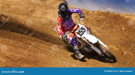 Volta De Fernley Sandbox Dirt Bike Racer 155 Imagem De Stock Editorial