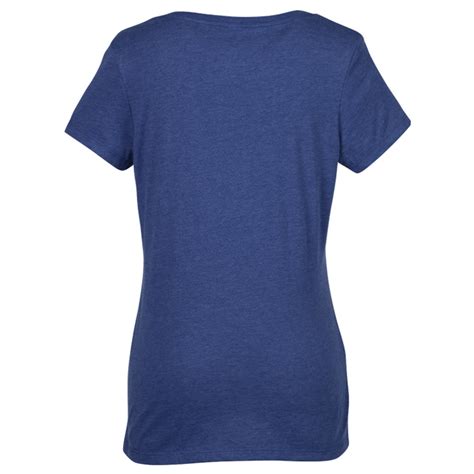 Ultimate V Neck T Shirt Ladies Colors Embroidered