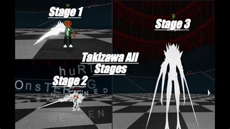 Ro Ghoul All Takizawa Stages Full Showcase Roblox Youtube
