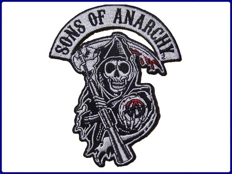 Sons Of Anarchy Reaper Logo Embroidered Road Gear Patch