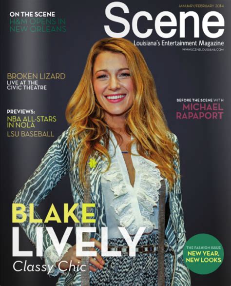 Scene Magazine Enero Febrero Blake Lively M Xico Galer A
