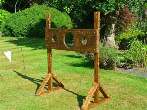 Medieval Stocks - Traditional Side Stall Games Hire London