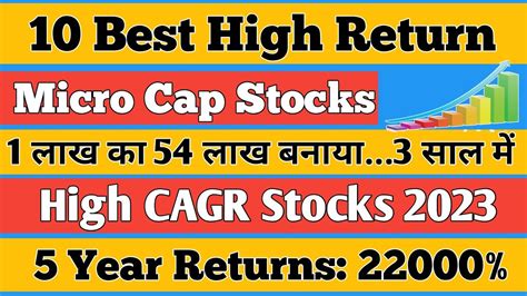 10 Best High Return Stocks In India High Cagr Micro Cap Stocks 2023