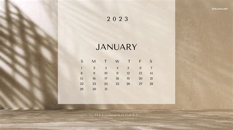 Aggregate 82 January 2023 Calendar Wallpaper Latest Vn
