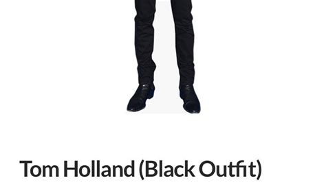 5.0 out of 5 stars 1. Tom Holland Black Outfit Life Size Cutout Coleccionismo hoasaphn Recuerdos y souvenirs