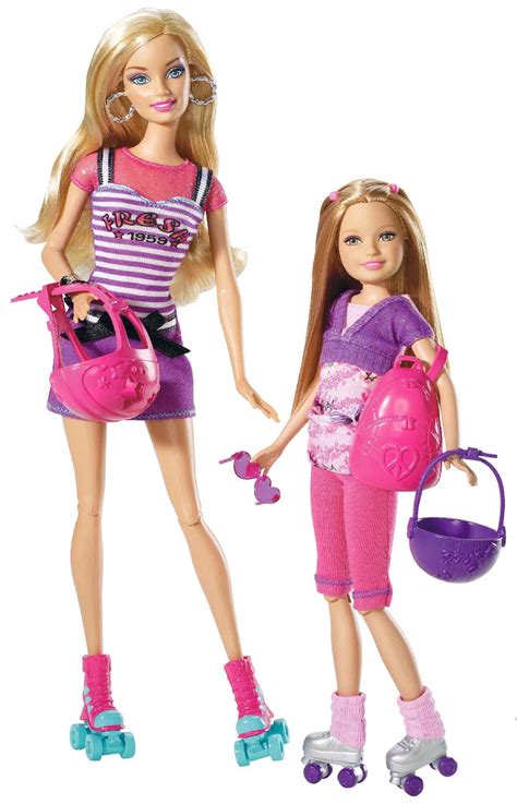 Barbie Sisters Doll 2 Pack Barbie And Stacie Skate Date Toys And Games