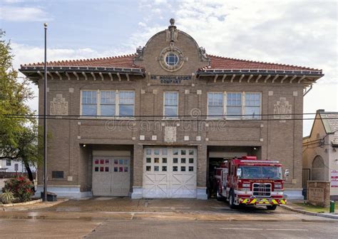 Historic Dallas Fire Station No 11 On Cedar Springs In Dallas Texas