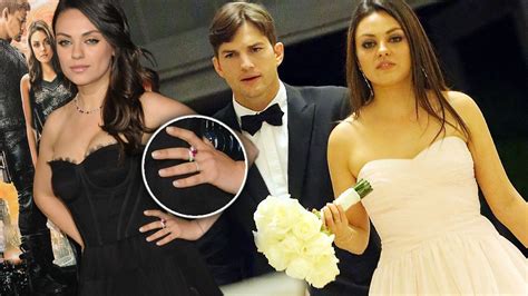 finally mila kunis confirms she and ashton kutcher are married report ok magazine