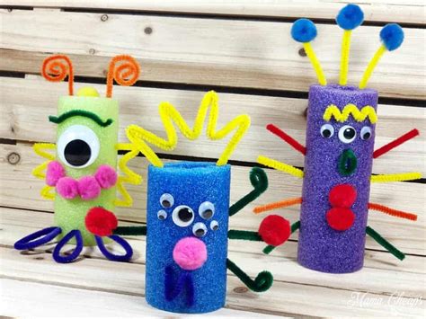 19 Easy Monster Crafts For Preschoolers Super Cute And Not Scary
