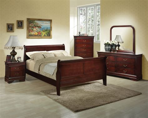 C5933K Cherry Louis Philippe Bedroom - AWFCO Catalog Site