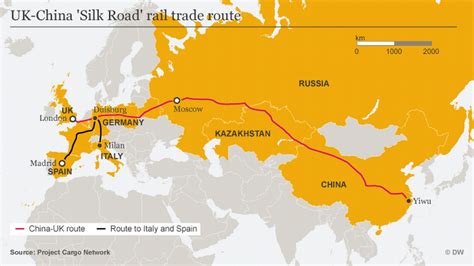 First Freight Train Linking Uk With China Arrives In Yiwu News Dw