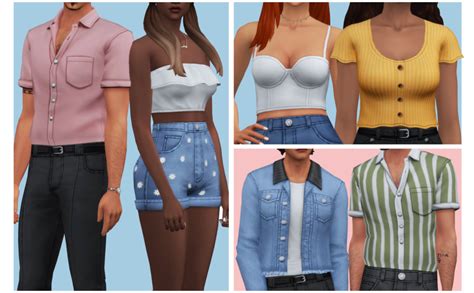 Sims 4 Mods Cc Clothes Weerbesus More Columns Mod · 9