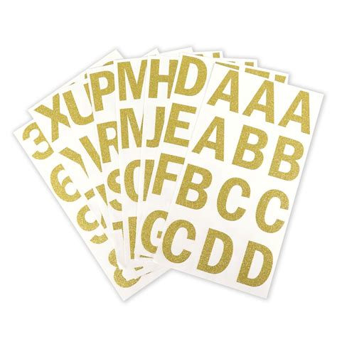 Gold Glitter Alphabet Stickers By Recollections™ Michaels®