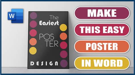 How To Design Poster In Ms Word Design Talk
