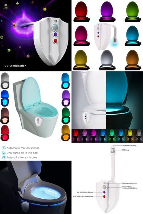 Visit To Buy Lumiparty Upgraded Version Motion Activated Led Toilet Night Lights Uv C