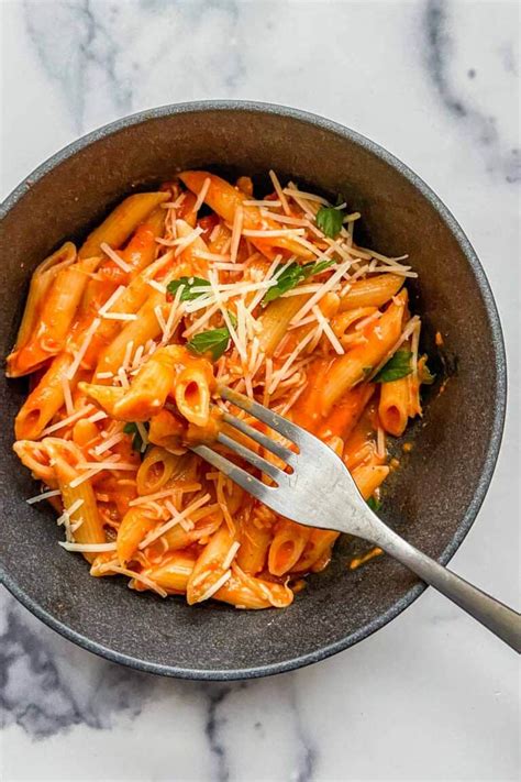 Roasted Red Pepper Pasta This Healthy Table