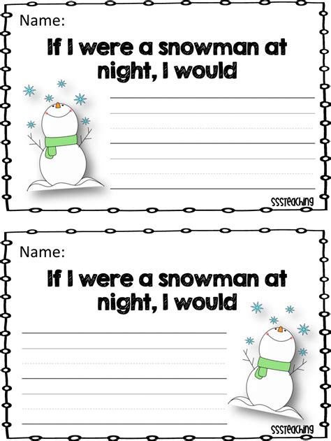 Winter Writing Prompts For Kids